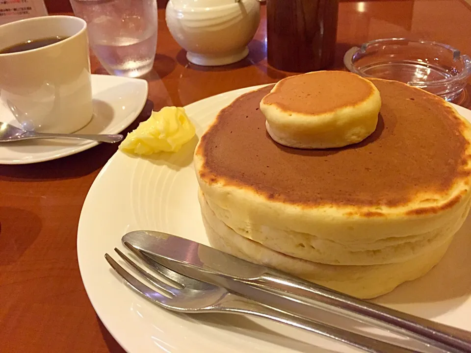 ホットケーキ２枚＋チビ|さんだーさん