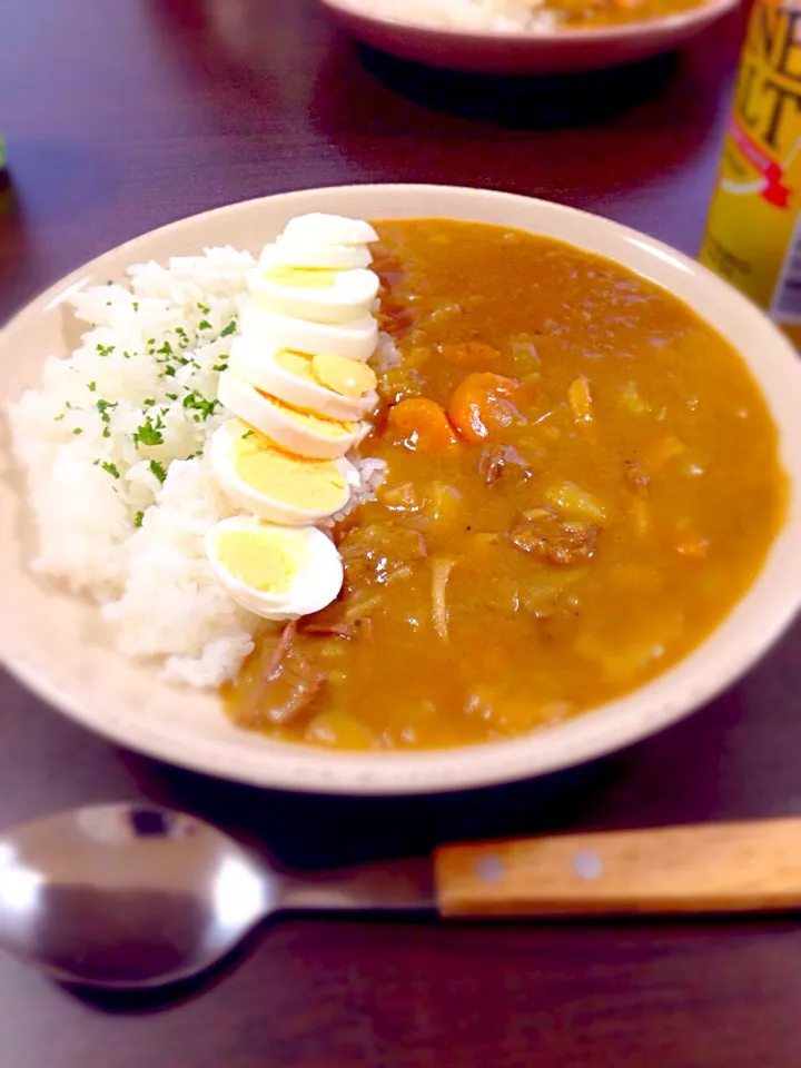 Snapdishの料理写真:牛肉ゴロゴロカレー|♡kana♡さん