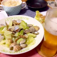 あさりとキャベツの酒蒸し🍻|舞さん