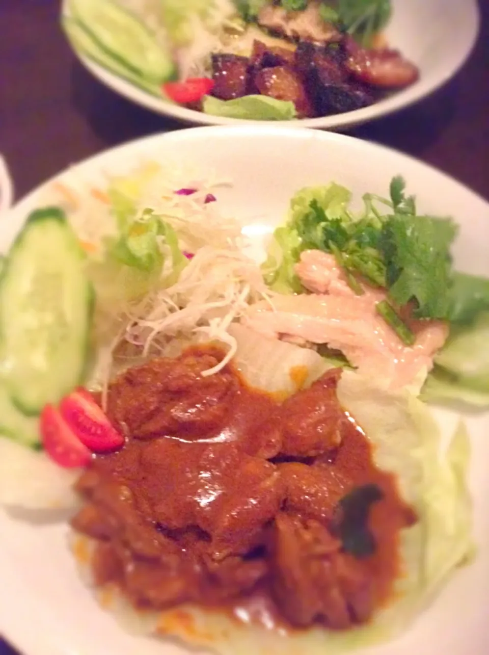 ニョニャカレーと海南鶏飯。|CHOOtaitaiさん