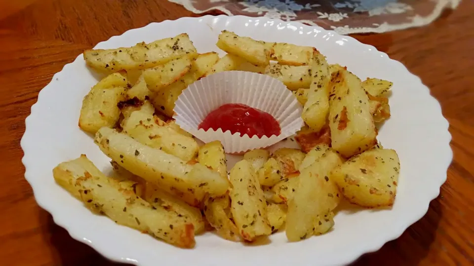 Baked Potato wedges|Sanihaさん