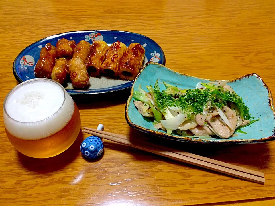 Snapdishの料理写真:丑の日だけど…今夜のアテ🍻|風流料理人さん