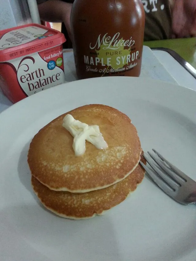 Snapdishの料理写真:pancakes for my son.|Polly Gelfusoさん