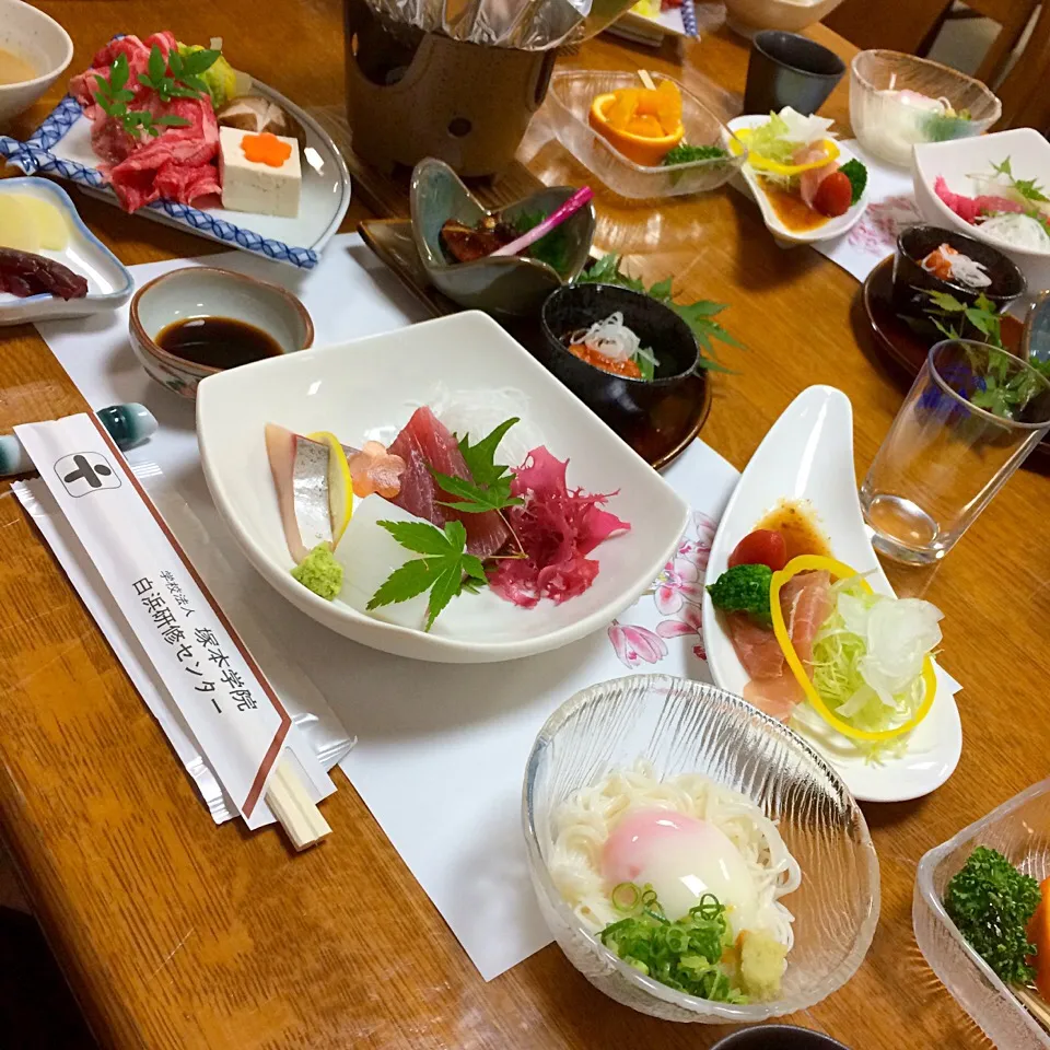 Snapdishの料理写真:研修センターでお疲れさん会♬|Yoshinobu Nakagawaさん