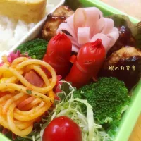 Snapdishの料理写真:2015.7.25 娘のお弁当|yoshiさん