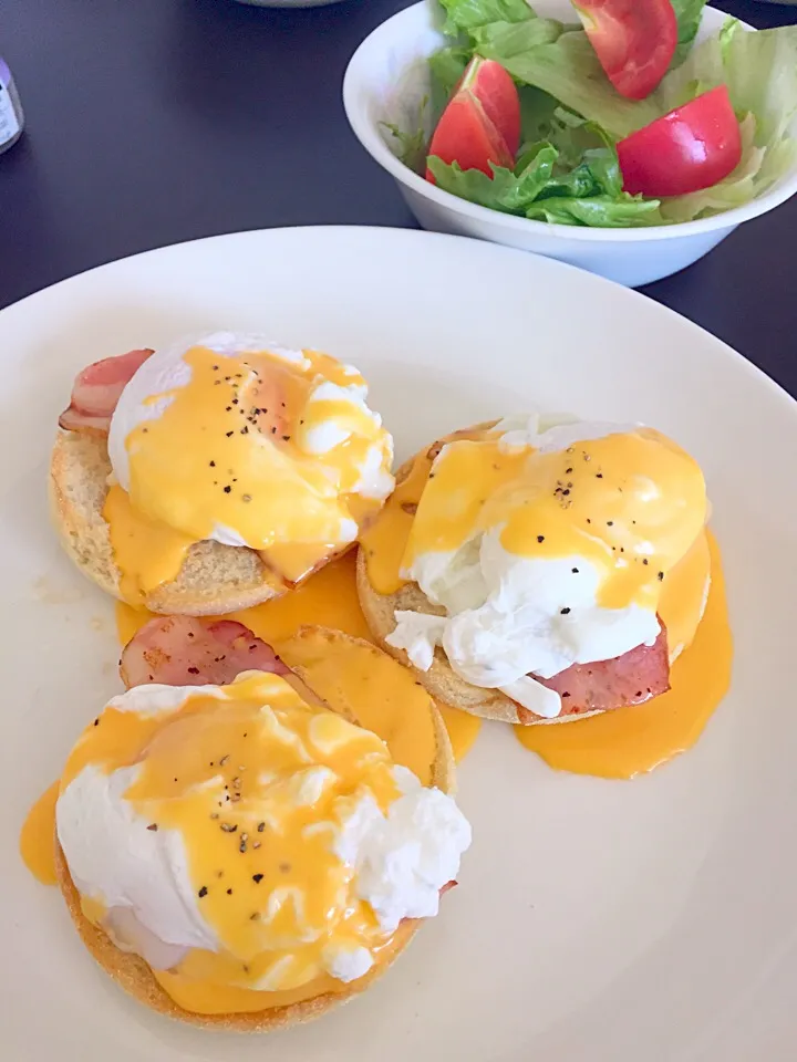 エッグベネディクト♡|honeyhinaさん