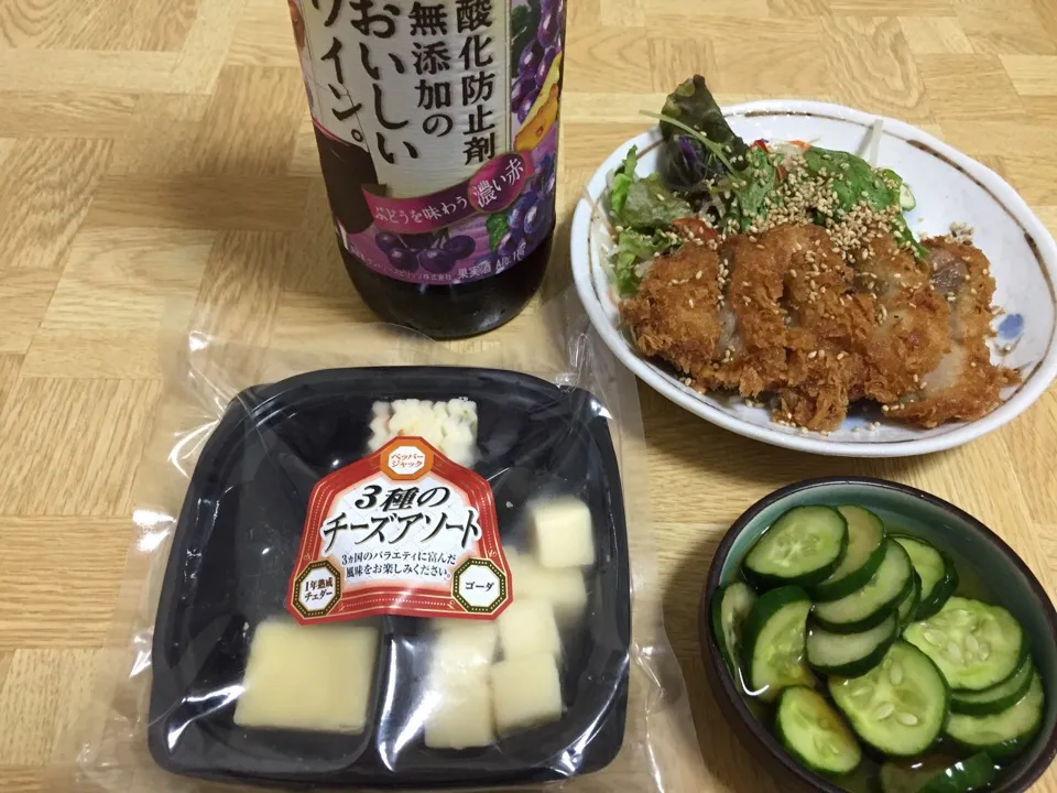 Snapdishの料理写真:お疲れ様〜夕食|Tarou  Masayukiさん