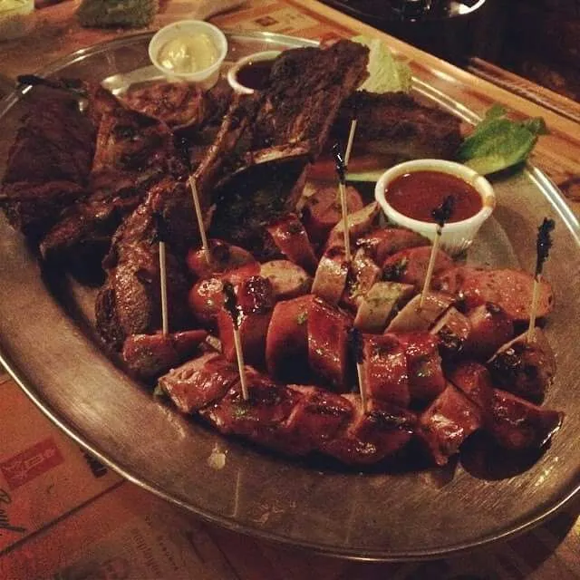 #gamemeat platter: #elktenderloin, #quail, #venison chops,#buffalo #backribs & #sausages(#jackalope, #bison & #wildboar)|CHUENCHAIさん