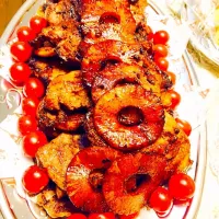 Snapdishの料理写真:Pork pineapple glazed BBQ|Yvette Garciaさん