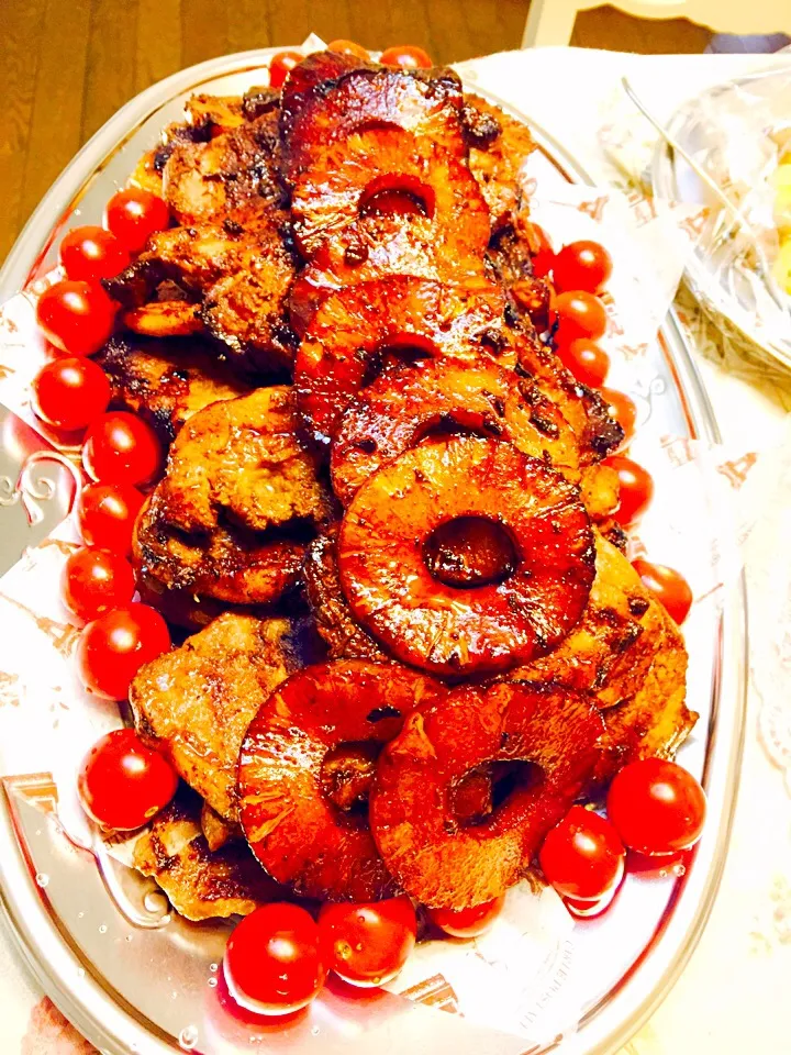 Pork pineapple glazed BBQ|Yvette Garciaさん