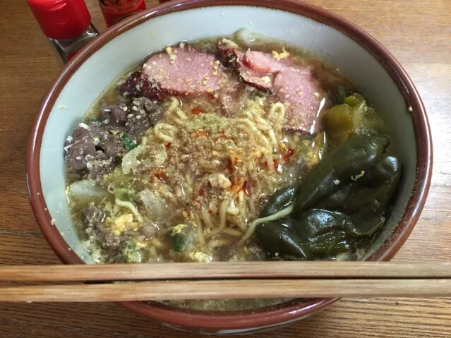 マルちゃん正麺🍜、醤油味❗️꒰*✪௰✪ૢ꒱✨|サソリさん