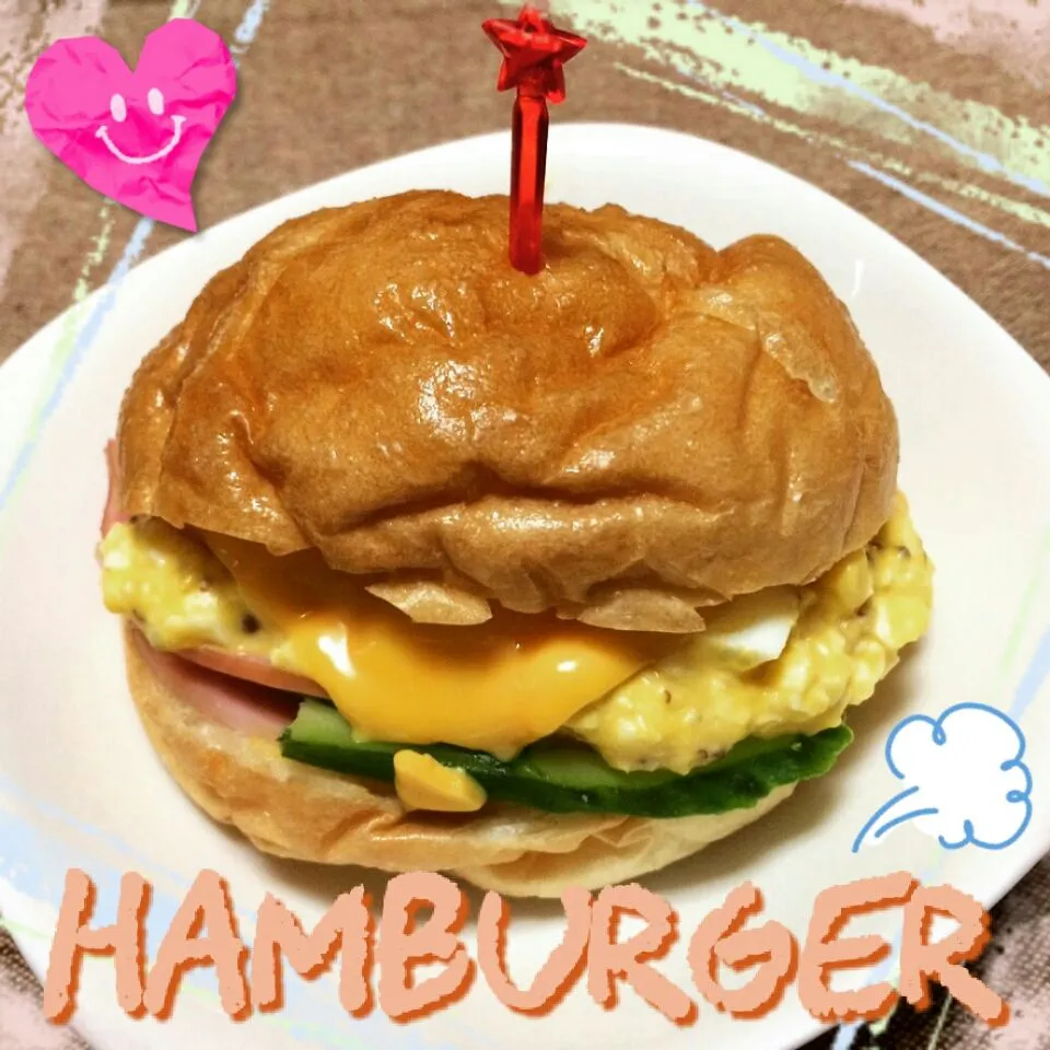 お手製#ハンバーガー 🍔|mii’s⭐️お家ご飯さん