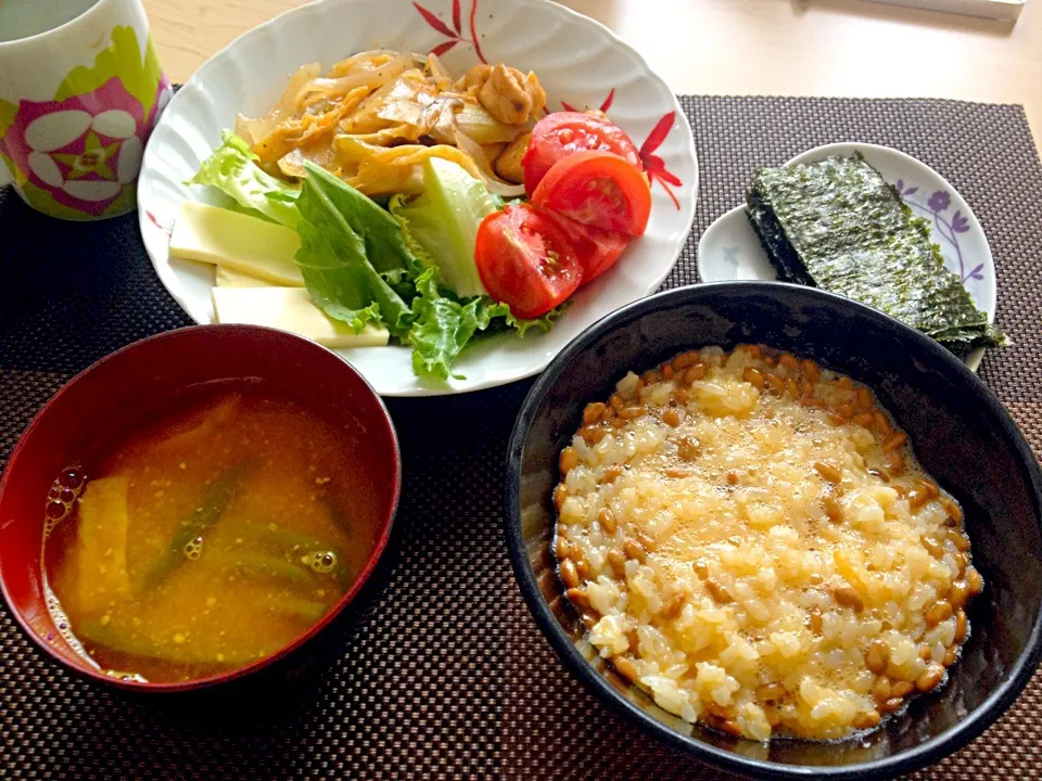 7月26日昼食（朝食兼）|ばぁさんさん