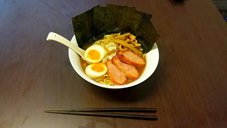 煮干しラーメンと自家製味付けたまご|ASTDさん