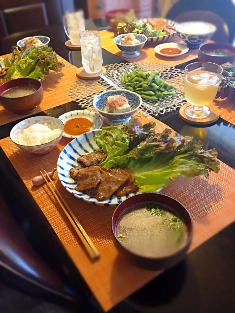 焼肉定食|青い空さん