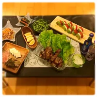 Snapdishの料理写真:お一人様お家居酒屋♪(´ε｀ )|ライオンまきさん