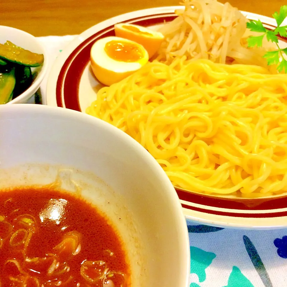 つけ麺で夕食🍜🍜🍜🍜🍜|かずみさん