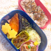 Snapdishの料理写真:お弁当 ( 2015.7/27 )|かなこさん