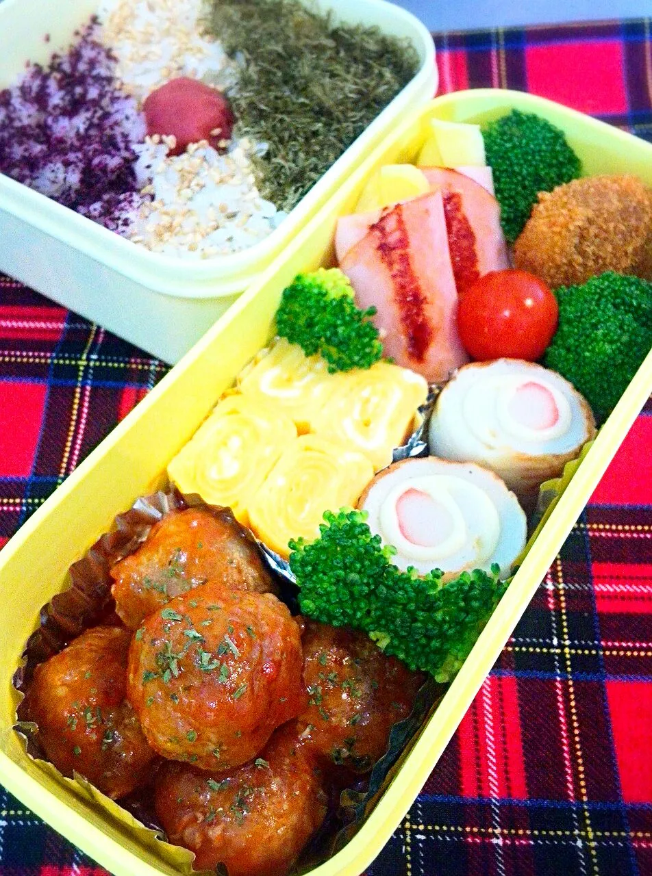 チリ団子弁当！あ…マヨ忘れた…|こもず♪さん