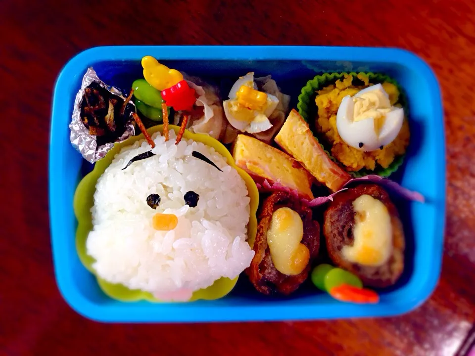 ツムツムオラフ弁当|あきとんとんさん