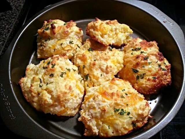 Snapdishの料理写真:My Favorite Garlic Cheese Biscuits #Bread #Biscuit #Dinner|Alisha GodsglamGirl Matthewsさん