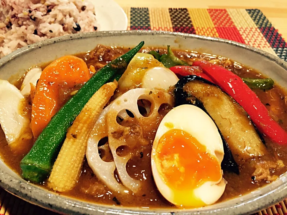 本格的⁈野菜たっぷり♡スープカレー(o^^o)|piton810さん