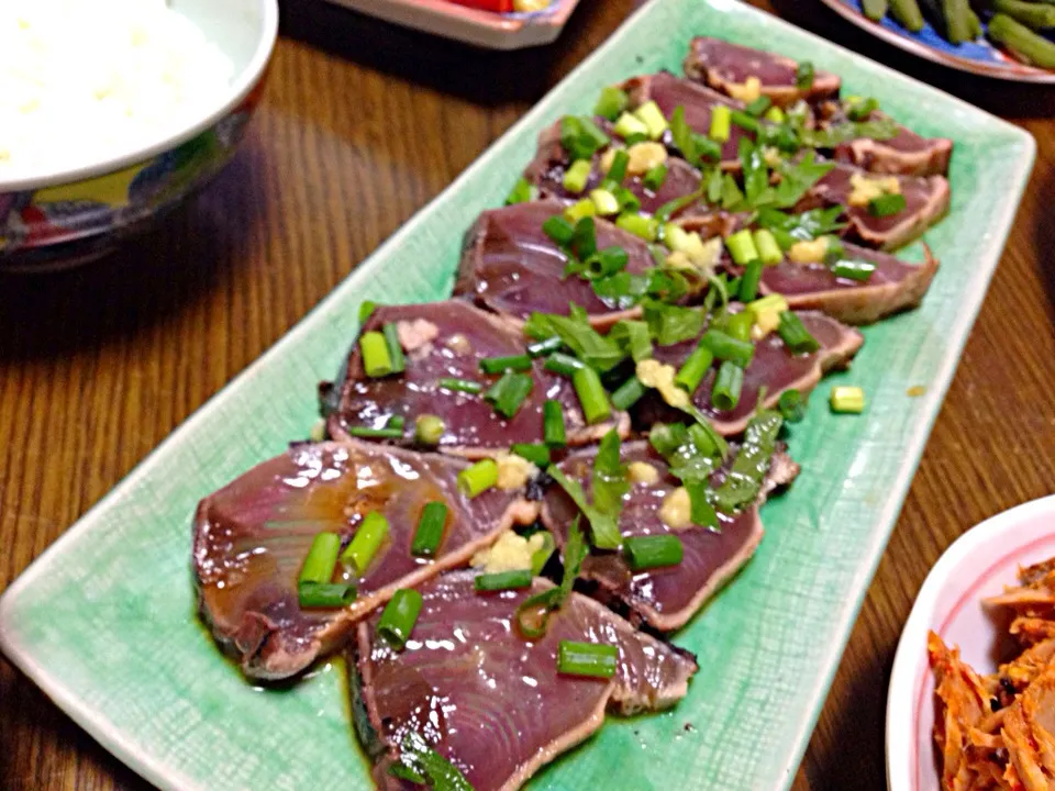 Today's dinner ☆♪カツオたたき☆♪|viviさん