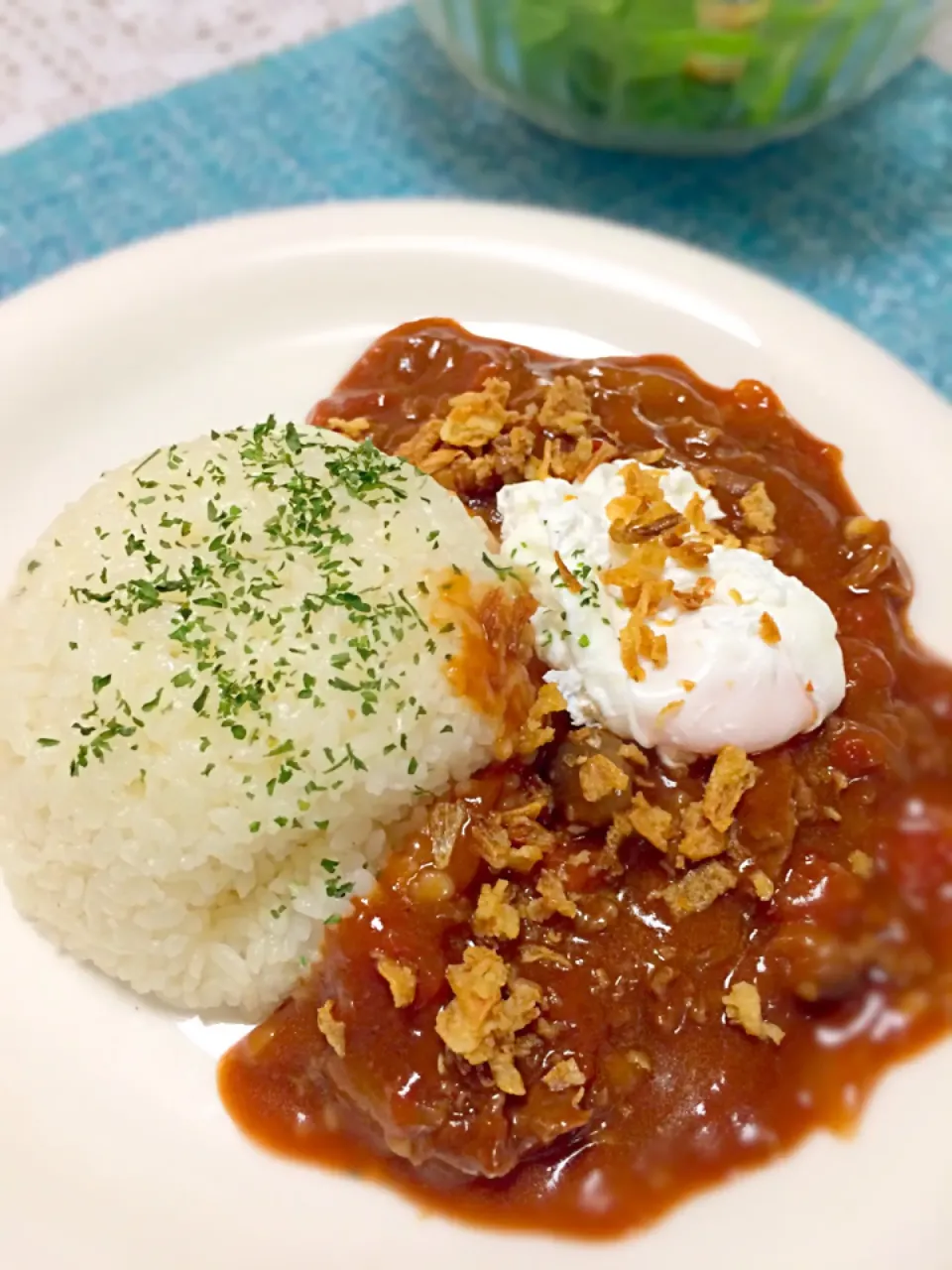 Snapdishの料理写真:赤ワインでハヤシライス❤|まぁちゃんさん