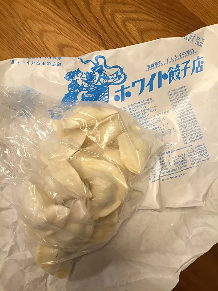 ホワイト餃子の水餃子。個人的にはここんちは焼きより水餃子派。|MORiさん