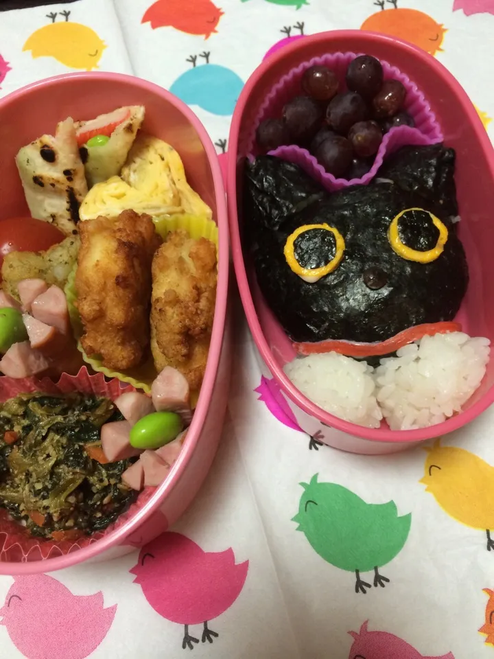 靴下にゃんこ弁当|こむぎさん