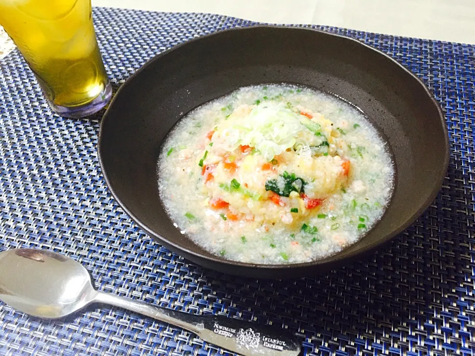 Snapdishの料理写真:蟹缶を使った蟹のスープ？あんかけ？チャーハン！|Kazuhiro Tanabeさん