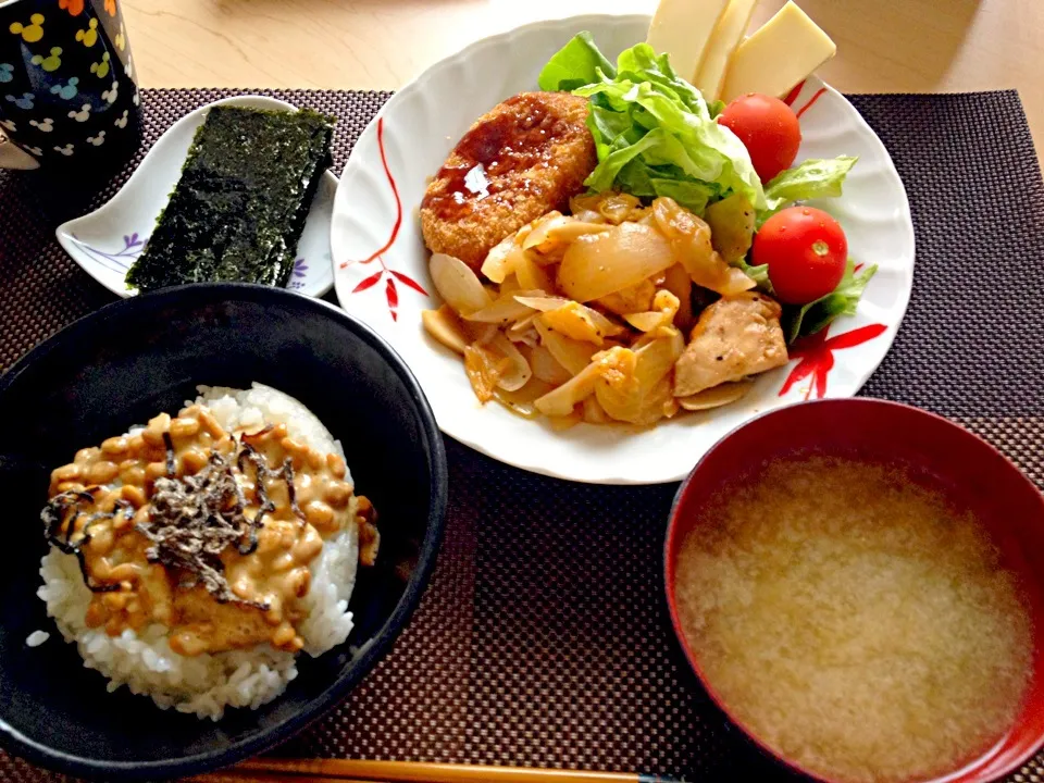 7月28日昼食（朝食兼）|ばぁさんさん