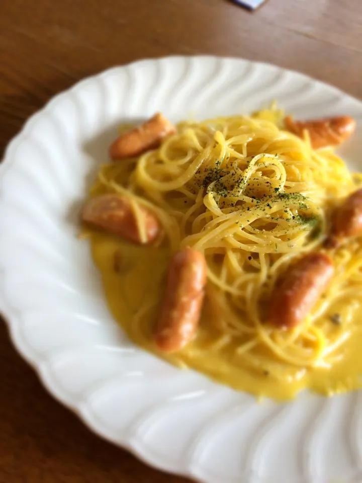 かぼちゃスープをパスタに★|あいりさん