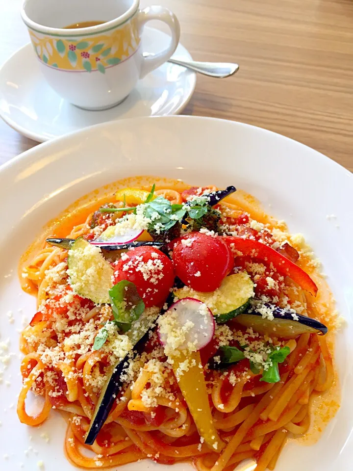 Snapdishの料理写真:遅めランチ🍴久々にデニってみた😁🍝|まみりんごさん