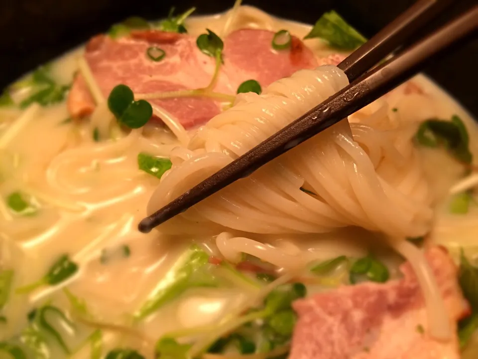 厚切り焼豚と薬味野菜の豆乳そうめん7|半田手延べそうめんの店 阿波や壱兆さん