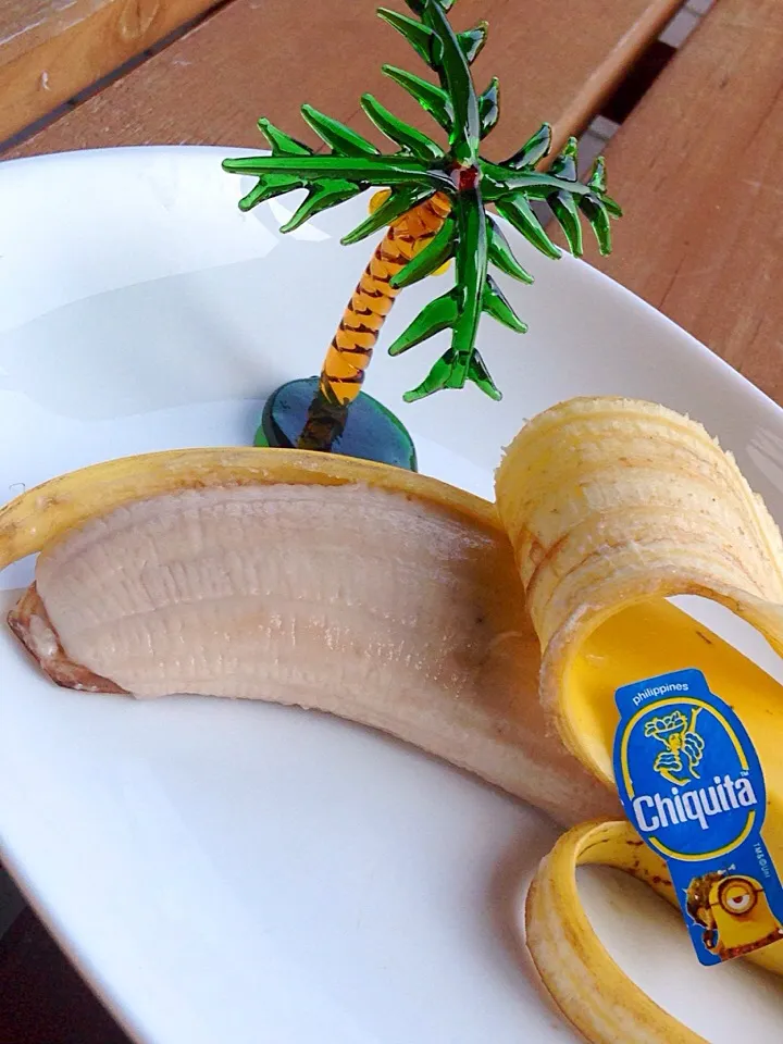 Snapdishの料理写真:🍌バナナではありません🍌バナナのパンナコッタ🍌🍌🍌|nononkoさん