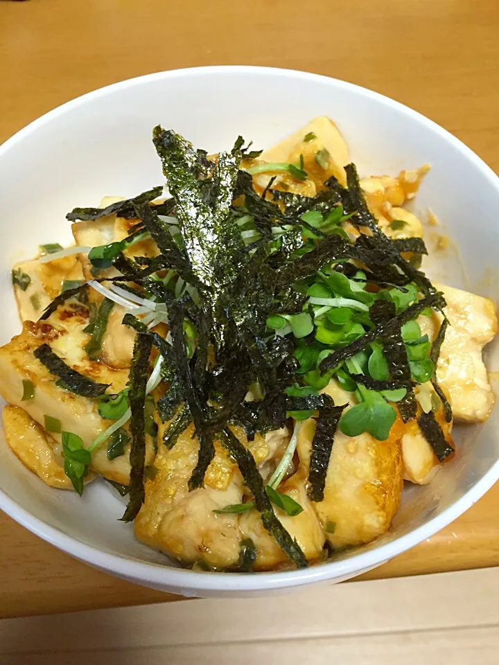 豆腐照り焼き丼|はるさん