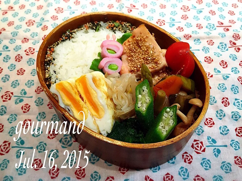 Snapdishの料理写真:2015.7.16 息子お弁当♪|プーティさん