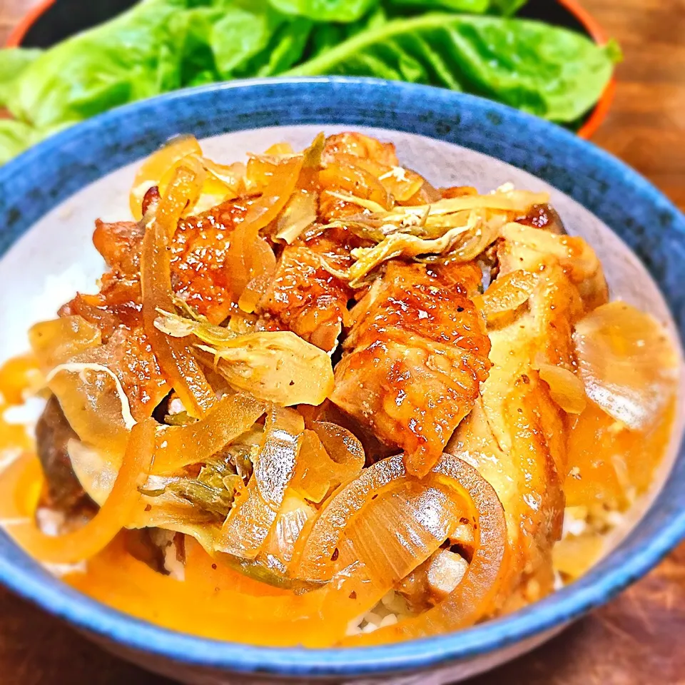 Snapdishの料理写真:照り焼きチキン丼|ち〜おんさん