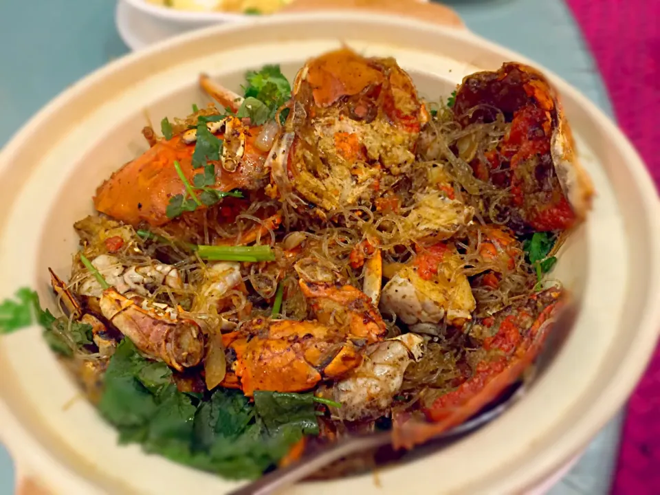 glass noodle fry crab|Ada Tanさん