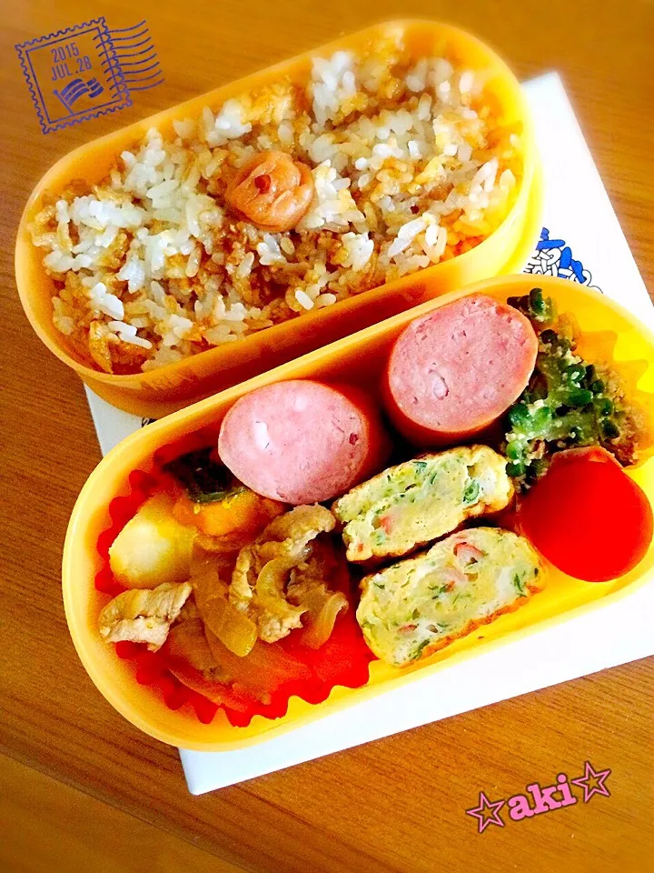 お弁当🍴‼︎〜2015.07.28🍀〜|☆aki☆さん