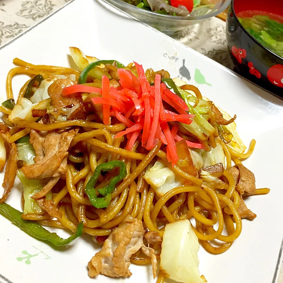 焼きそば|カウンター嬢さん