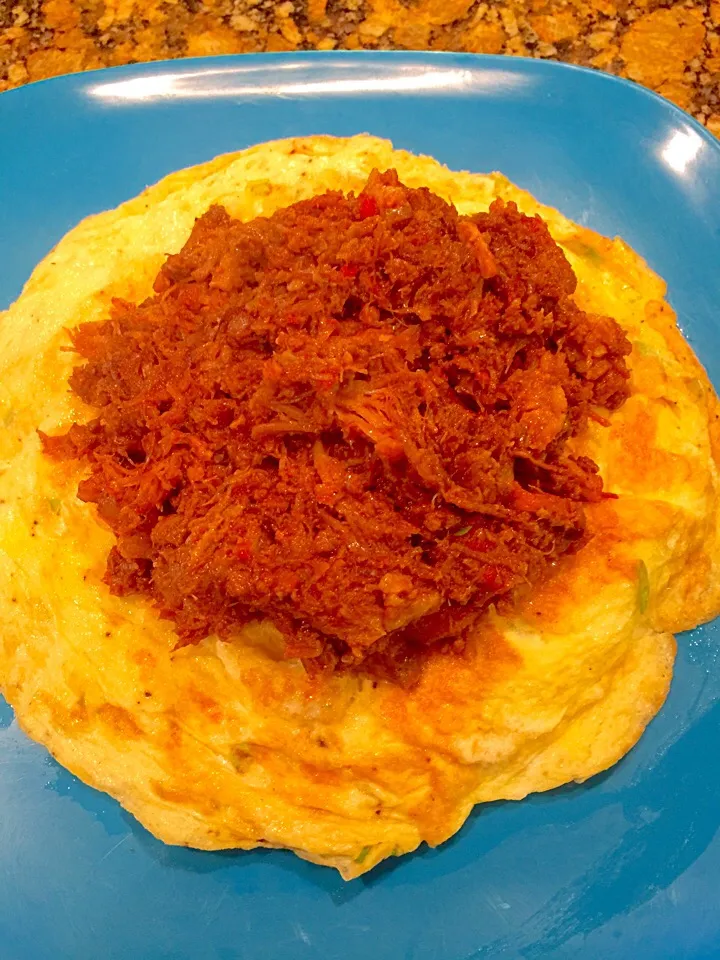 Brunch strata top with shredded pork adobo!|Alma's Home Kitchenさん