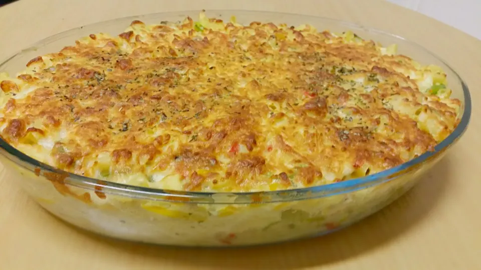 Baked macaroni pie|Sanihaさん