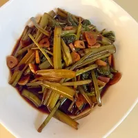 Snapdishの料理写真:Adobong kangkong|AngeLさん