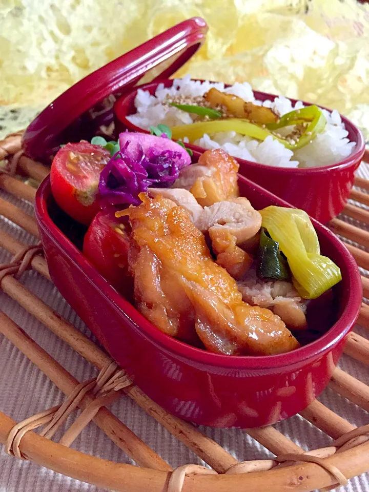 ネギ、ニンニク、生姜が効いた夏にぴったり鳥の香味照り焼き。|Kumi_loveさん