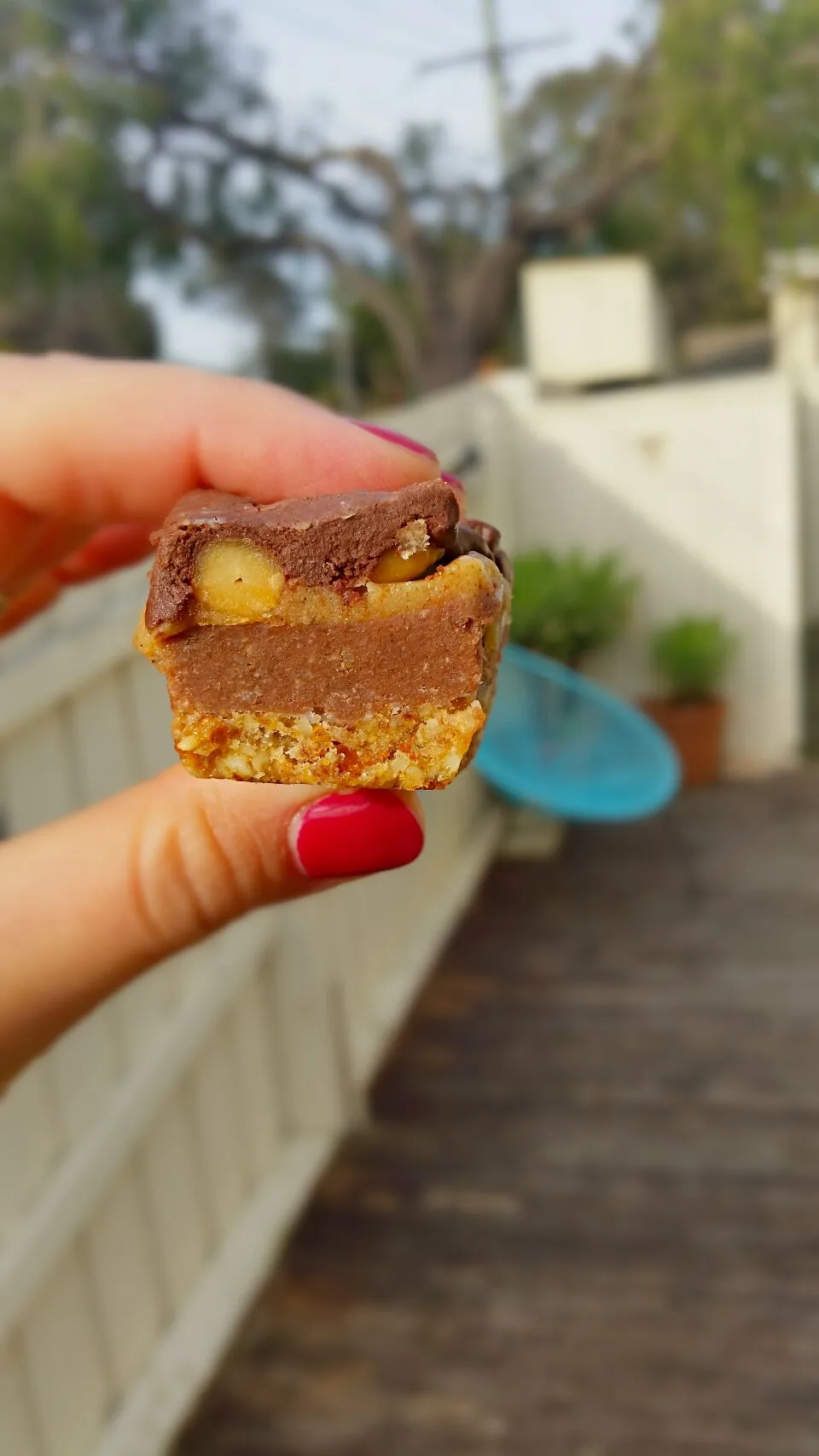 Raw 'Snickers' bar, vegan, sugar free|hello sweetpea!さん