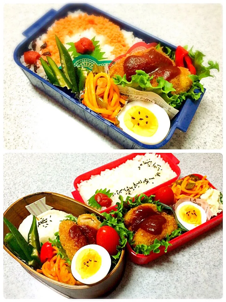 ダンナ弁当〜🎈and長男→遠征⚽️次男→ボランティア弁当〜👬|sally.127さん