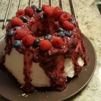 Berry Puree Angel Food Cake|Stephen Hellierさん