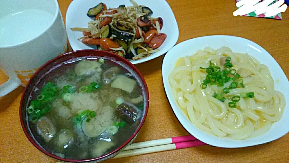 カルボナーラうどん！|しおさん